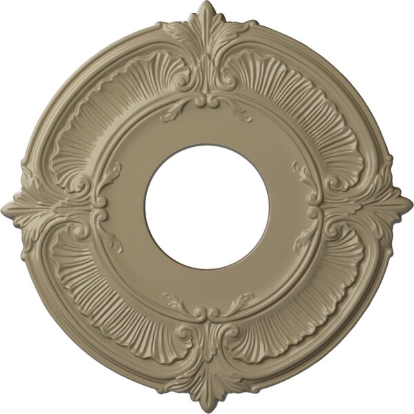 Ekena Millwork Attica Ceiling Medallion (Fits Canopies up to 3 1/2"), 12 3/4"OD x 4"ID x 1/2"P, Gobi Desert CM12ATGDF - main